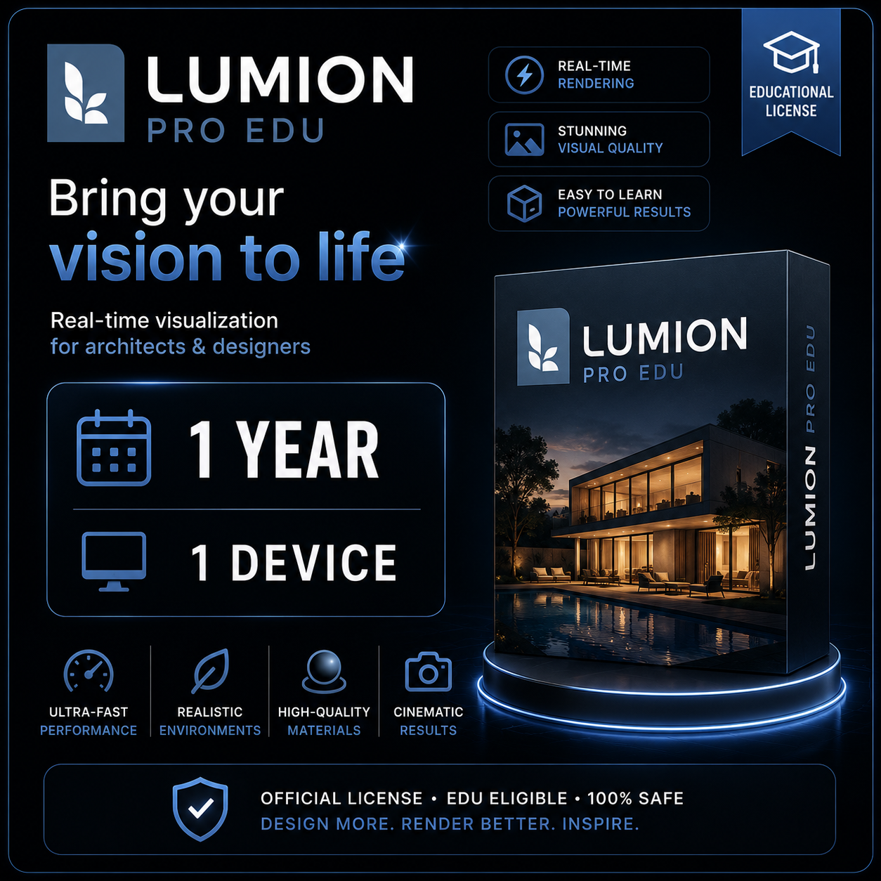 Lumion Pro Edu - 1 Year - 1 Device