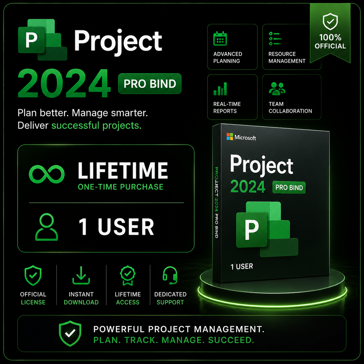 Project 2024 Pro Bind - Lifetime - 1 User