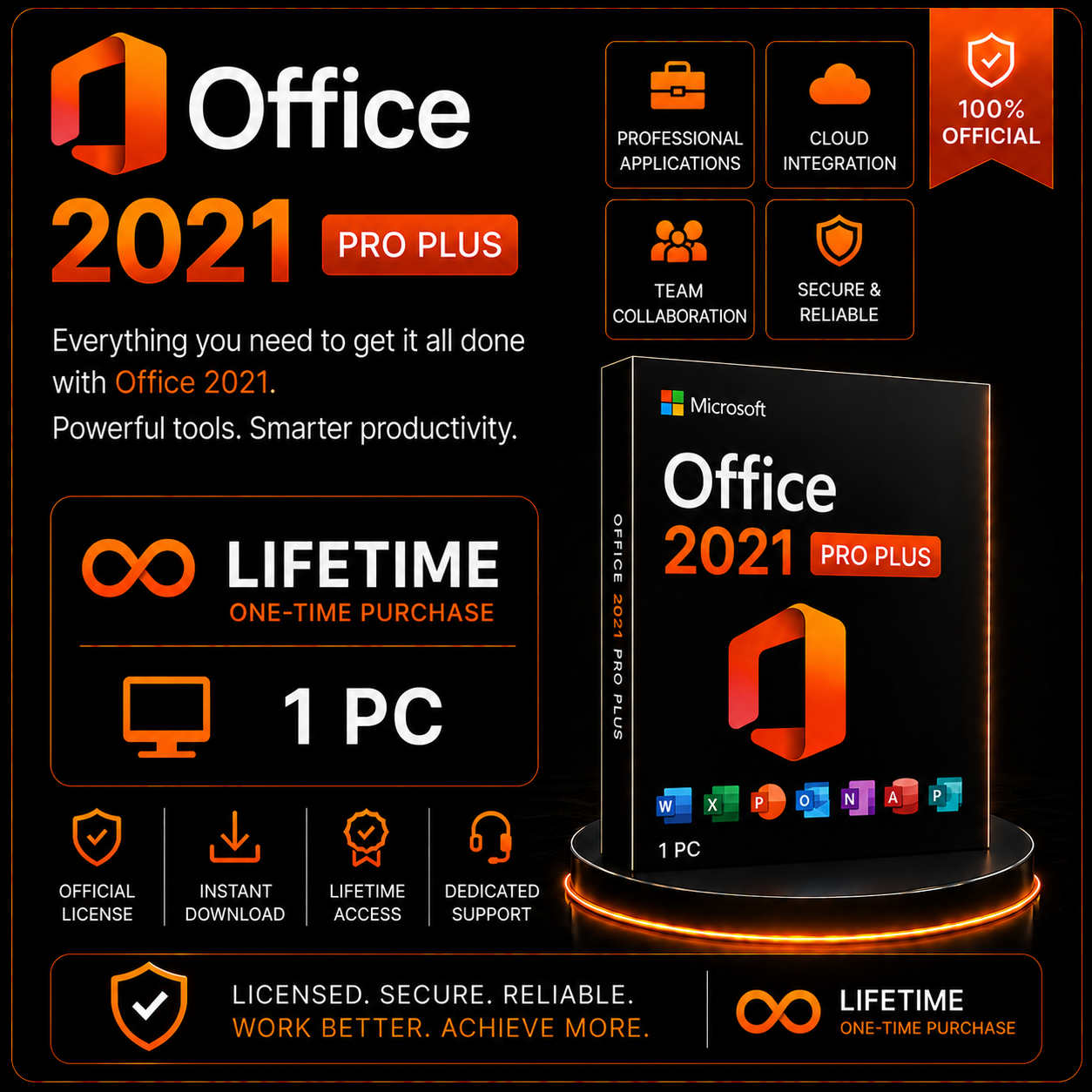 Office 2021 Pro Plus - Lifetime - 1 PC