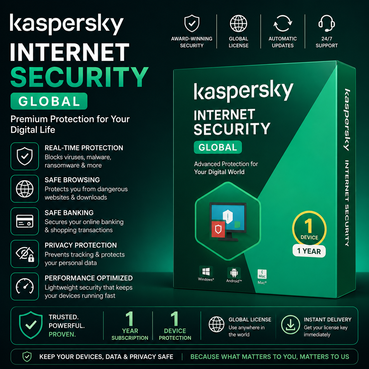 Internet security  - 1 Year - 1 PC